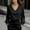 Black, variant on Women's Dressy Long Sleeve Shirts Casual Fashion Solid Color V Neck Long Sleeve Satin Sweet Cute Loose Fit Blouse 2026 Spring Summer Shirt Wine S