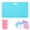 Blue, variant on Erasable Badge Sticky Notes, Reusable Silicone Vertical Badge Buddy, Ballpoint Pen Write & Alcohol Wipeable Notepad for Nurses Doctors, 4.7"x2.8"(v-Purple, 1pc)