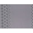 thumbnail image 2 of Zelouf Border Flower Flock W/ Mixed Glitter  , Sewing, DIY, Crafts Fabric by the Yard, Black/black, 1 Yard, 2 of 2