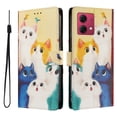 thumbnail image 1 of FOXDOCK Funda Tipo Cartera para Motorola Moto G84 con Soporte y Correa – Diseño de Patrones Lindos, 1 of 6