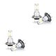thumbnail image 2 of Riwesomey Fog Lamp Front Light 800LM LED Dustproof Vehicle Components Workmanship Supplies Car Functional Bulb Resistance Water Aluminum 2piezas, 2 of 6