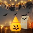 thumbnail image 5 of ChicYu Halloween Pumpkin Electronic Candle Lamp Decoration Prop Ornament Light-Up Toy Pumpkin Lantern Party Decor for Halloween Party or Home Display​, 5 of 5