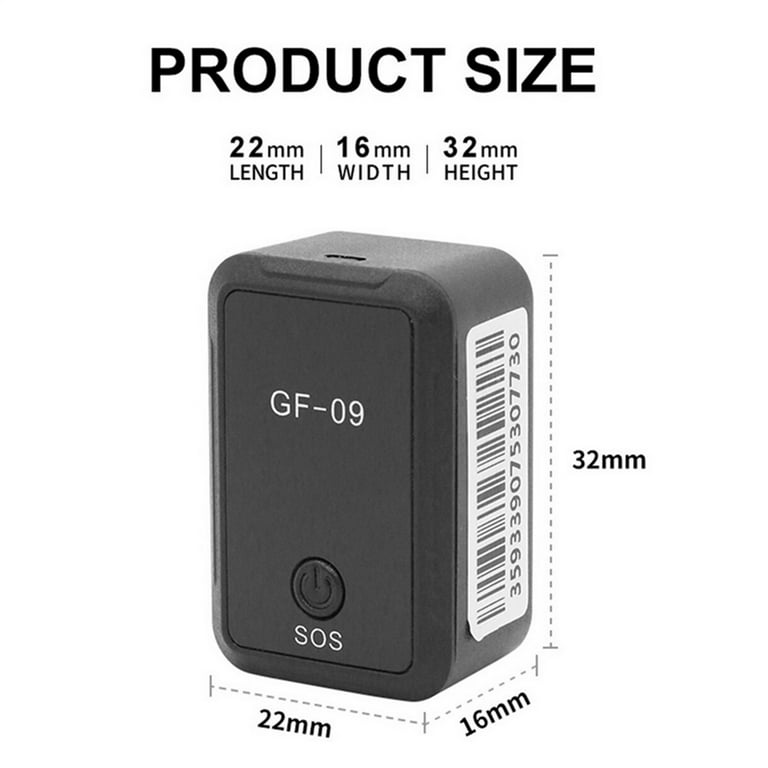 GF-09 Mini Localizador GPS Tracker Locator Smart Key Finder Anti Lost Audio  Recorder Wearable Tracking Devices For Pets Kids