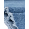 thumbnail image 5 of Agnes Orinda Women's Plus Size Casual Washed Frayed Denim Jacket, 5 of 6