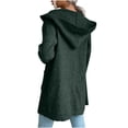 thumbnail image 5 of Babysbule Womens Cardigans Women's Fashion Strip Knit Hooded Sweater Cardigan Jacket Women's Top Blouse, 5 of 9