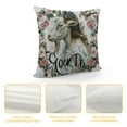 thumbnail image 4 of Farm Animal Themed Just A Girl Who Loves Goats Funny Goat Floral Decorative Throw Pillow Case for Home Living Room Girls Room Decor,Goat Lovers Farm Girls Women Gifts, 4 of 5