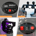 thumbnail image 2 of BKIRNP Kids Electric Car Ride on Cars 12V Powered 4-Wheel Battery Car 3mph w/Remote Control MP3 LED Bluetooth Music for Kids 2+, 2 of 12