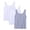 Gray1, variant on 3 Pack Men's Solid Color Plus Size Ice Silk Seamless Sleeveless Muscle Tank Top, U Neck Slim Fit Undershirt for Summer Sports or Layering, Breathable and Stretchy Black6 XL