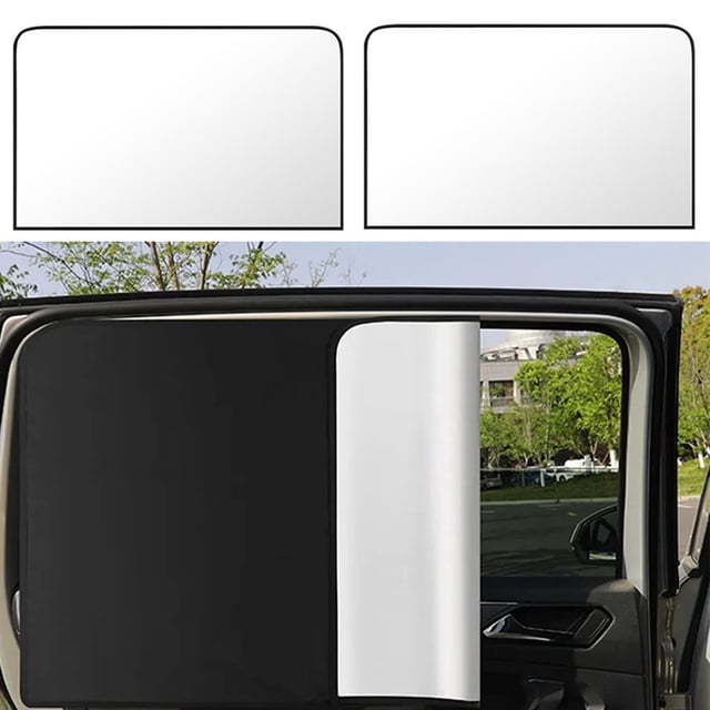 Privacy Enhancing Magnetic Car Side Shades 2 Pcs Suitable for Most Cars