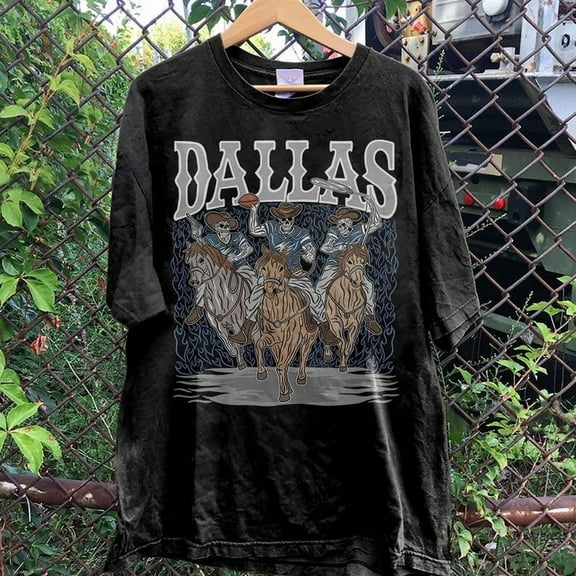Dallas Football Skull Vintage Shirt