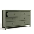 thumbnail image 5 of Storkcraft Alpine 6 Drawer Nursery Double Dresser, Olive, 5 of 14