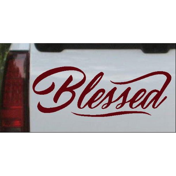 Christian Blessed Car or Truck Window Decal Sticker