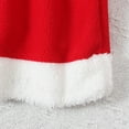 thumbnail image 6 of Odeerbi Infant Girls Fall Winter Christmas Santa Claus Dress with Christmas Hat Set Infant Kids Christmas Cute Long Sleeve Dress Hat Suit Infant Clothes Red, 6 of 9