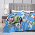 thumbnail image 4 of Manta de Toy Story, manta de tela de superficie vertical súper suave de varios tamaños, acogedora y cálida, adecuada para cama, sofá, campamento, viajes, todas las estaciones, liviana y compacta de, 4 of 8