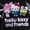 Black, variant on Sanrio Women's Hello Kitty Embroidered Tank Top, Sizes XXS-XXL