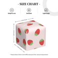 thumbnail image 4 of Balery Strawberry Porta Pañuelos de Cuero con Estampado – Funda Moderna Cuadrada para Caja de Pañuelos, Dispensador 5x5x5'', 4 of 7
