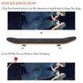 thumbnail image 2 of Constellation Emery Skateboard Stickers - Pack of Two, PVC Back Material, 8.8x32.6in/22.4x83 cm - Skateboard Accessories, 2 of 5