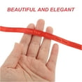 thumbnail image 3 of PAMINGONO Chinese New Year Ribbons 1 Roll Red Polyester for Festive and Holiday Projects, 3 of 8