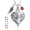 Dad, variant on Angel Wing Heart Urn Necklace for Ashes for Women Men Family Ashes Keepsake Necklace of Loved One with 12 Birthstones