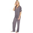 thumbnail image 2 of N Natori Ensemble de Pyjama Congo pour Femmes, Gris Chiné, Grand US, 2 of 2
