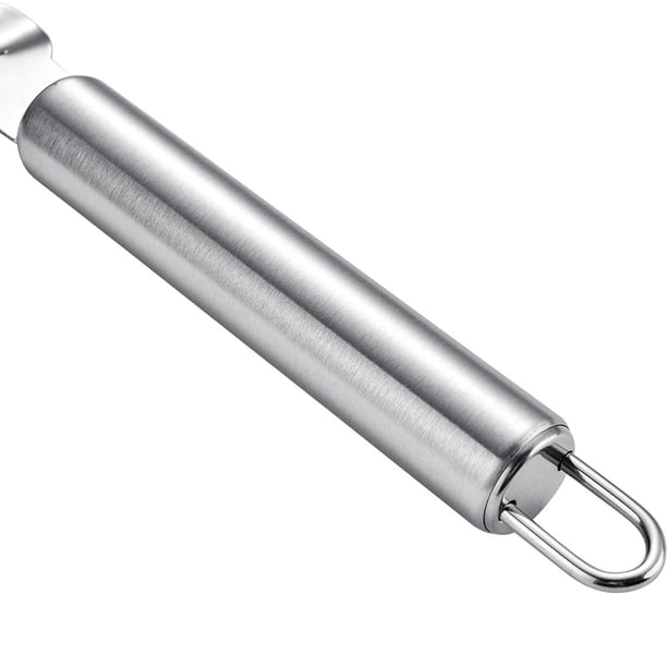 Pelador de ralladura de limón de 2 piezas, rallador de limón profesional con cuchillo de canela Rodaja de limón de acero inoxidable, rallador profesional para cítricos, naranja, limón