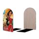 thumbnail image 2 of Elena de Avalor Sujetalibros decorativos temáticos, tope para estantería con base antideslizante, uso dual para hogar y oficina - 2 piezas, 2 of 6