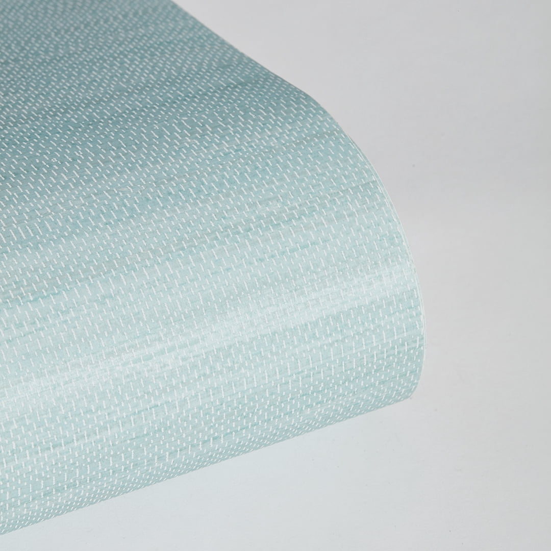 Tempaper Textured Horizontal Faux Grasscloth Seaglass Peel and Stick Wallpaper, 20.5" x 16.5'