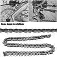 thumbnail image 5 of Cadenas-Cadena Hueca 106 eslabones Bicicleta de montaña Engranaje Fijo Cadena de Bicicleta de Tarifa única, 5 of 5