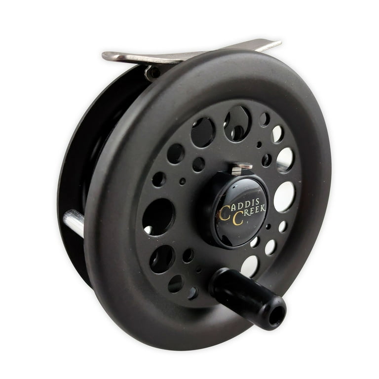 Martin Caddis Creek Fly Fishing Reel, Size 6/5 Single Action Fly Reel, Brown