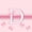 Pink D, variant on Manfei Teens Kawaii Ribbon Bowknot Personalized Initial H Bed Sheets 4pcs,Girls Romantic Stripes Polka Dots King Sheets,Luxury Bedroom Decor