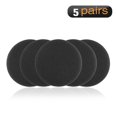 thumbnail image 2 of Geekria 5 Pairs QuickFit Foam Replacement Ear Pads for Sennheiser PX100, PX80, PC131, Koss SP, Koss PP Headphones, Headset Cups Cover Repair Parts (Black), 2 of 6