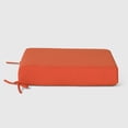 thumbnail image 6 of WestinTrends Solace Outdoor Patio Furniture Seat Chair Square Cushions Without Welt, Set of 2, 20" x 19", Orange, 6 of 8