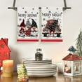 thumbnail image 4 of SOME THING Gnome Truck Merry Christmas Kitchen Towels Dish Towels, 18x26 Inch Holiday Xmas Tree Winter Decoration Hand Towels Set of 2, 4 of 6