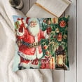 thumbnail image 3 of Ollo0ord Pillow Covers Christmas Tree Forest Christmas Pillows Decorative Throw Pillows for Outdoor White, 3 of 5
