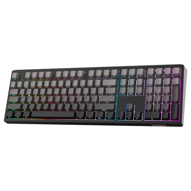 Teclado EPOMAKER TH108 de tamaño completo inalámbrico para juegos de 108 teclas