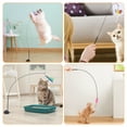 thumbnail image 7 of TSV 9pcs Suction Cup Cat Toys Set, Flexible Cat Wand Toys for Teaser Play, 7 of 7