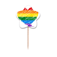 thumbnail image 1 of Rainbow   Heart LGBT Toothpick Flags Star Lable Cupcake Picks, 1 of 3
