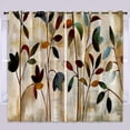 thumbnail image 4 of Cortinas de ventana Baoblaze 2 piezas 3D poliéster opacas 150x166cm, 4 of 7