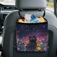 thumbnail image 5 of Xixirimido Car Trash Bag Hanging, Black Cat Colorful Daisy Printed Garbage Bag and Water Resistant Trash Can for Car, Leakproof Trash Can for SUV Truck Car Accessories, 5 of 8