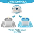 thumbnail image 6 of Pet Fountain Filters Replacement Ion Exchange Resin and Coconut Activated Carbon Replacement Filter for 84oz/2.5L Automatic Cat and Dog Water Dispenser, 6 of 7