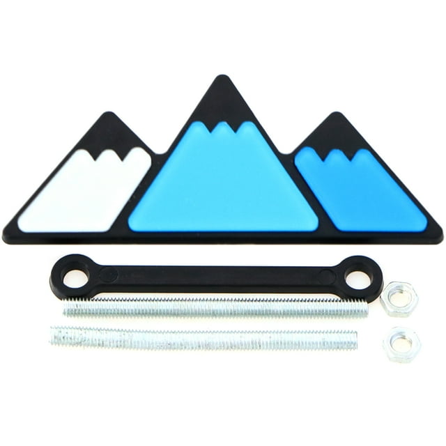 Meterk Grille Badge Emblem Decoration Label Replacement for 4Runner Tundra Sequoia Rav4 Highlander