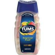 TUMS Ultra Strength Antacid Assorted Fruit Chewable Tablets, 1000 Count