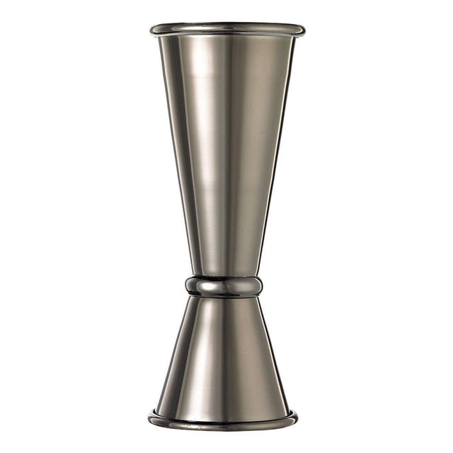 Pistola Jigger Barfly, estilo japonés, 25 ml x 50 ml, metal negro