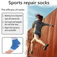 thumbnail image 3 of 5 Pairs Moisturizing Gel Heel Socks Open Toe Socks for Dry Hard Cracked Heels, 5 Colors, 3 of 8