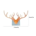 thumbnail image 2 of Door Towel Rack Wall Hanger Sticky Hook Deer Antlers Design Kitchen Bathroom Household Door A Hook, 2 of 3