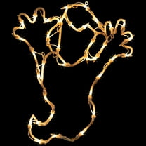 Northlight Lighted Ghost Halloween Window Decoration - 15"