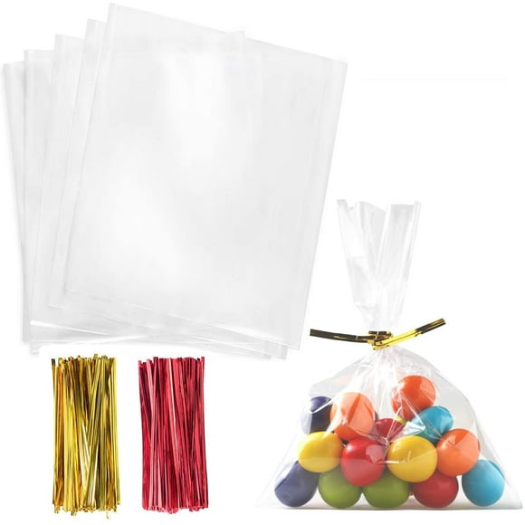YQHWQ Twist Ties 200 Twist Ties for Gift Wrapping