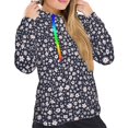 thumbnail image 5 of Yiaed Daisies Flowers Print Womens Casual Hoodies Crew Neck Long Sleeve Sweatshirts With Pocket Pullover Tops Women's Hooded Sweatshirt-X-Large, 5 of 5