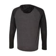 thumbnail image 3 of Burnside - Yarn-Dyed Hooded Raglan T-Shirt - 8127, 3 of 3