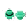 thumbnail image 2 of G1/2" Square Male Thread PPR Pipe Fitting End Cap, Tubing Stopper for Preventing Leakage, Green 5Pcs, 2 of 4